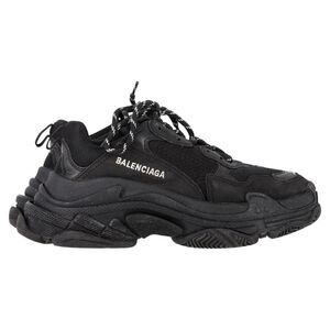 Balenciaga Triple S Sneakers in Black Polyester